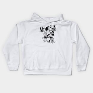 Steamboat Willie - Montauk Long Island Kids Hoodie